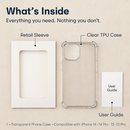 Shockproof Clear Phone Case for iPhone - Protective & Clear by LJGDeals