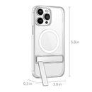 Metal Kickstand Clear Case for iPhone – MagSafe Ready by LJGDeals