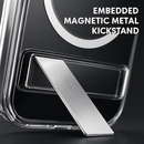 Metal Kickstand Clear Case for iPhone – MagSafe Ready by LJGDeals