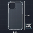 Shockproof Clear Phone Case for iPhone - Protective & Clear by LJGDeals