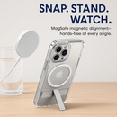Metal Kickstand Clear Case for iPhone – MagSafe Ready by LJGDeals