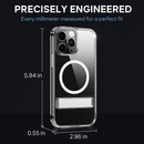 Metal Kickstand Clear Case for iPhone – MagSafe Ready by LJGDeals