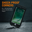 Rugged Water-proof Hybrid Full Cover Case For iPhone 7 by LJGDeals