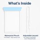 Waterproof Phone Pouch Dry Bag for 6-Inch Smartphones by LJGDeals