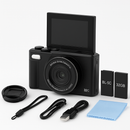 5K 75MP Digital Camera for Photography Anti-Shake WiFi Vlogging Video Camera with 9 Shooting Modes 18X Zoom Fill Light Webcam Function 2 Batteries 32G by LJGDeals