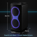 Portable Wireless Party Speaker with RGB Lights and TWS by LJGDeals