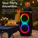 Portable Wireless Party Speaker with RGB Lights and TWS by LJGDeals