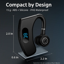 Wireless Earpiece with Hook for Hands-Free Calls by LJGDeals