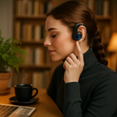 Wireless Earpiece with Hook for Hands-Free Calls by LJGDeals