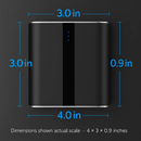 12000mAh Portable Charger with Dual USB Ports 3.1A Output Power Bank Ultra-Compact External Battery Pack Fast Charging for IOS Phone Samsung Xiaomi ZT by LJGDeals