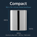 12000mAh Portable Charger with Dual USB Ports 3.1A Output Power Bank Ultra-Compact External Battery Pack Fast Charging for IOS Phone Samsung Xiaomi ZT by LJGDeals