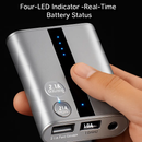 12000mAh Portable Charger with Dual USB Ports 3.1A Output Power Bank Ultra-Compact External Battery Pack Fast Charging for IOS Phone Samsung Xiaomi ZT by LJGDeals