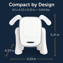 Puppy Dog Wireless Speaker Portable Mini Music Player Stereo Cute Animal Speaker W/ Built-In Mic FM Radio Stereo Bass MMC Card Slot USB Port For Cellp by LJGDeals