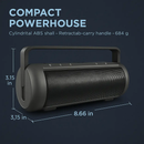 iRola Wireless Speaker Powerful Dual Subwoofer Stereo Bass Noise Cancelling w/Mic Aux-in for Camping Party by LJGDeals