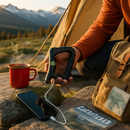 2200mAh Power Bank w/Emergency Flashlight Compass Carabiner-Shaped Hiking Camping Use by LJGDeals