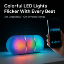 Ultra-Portable Rainbow LED Wireless Speaker by LJGDeals