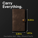 Wallet Case for iPhone 6 Plus - Slim 2-in-1 Design by LJGDeals