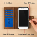 iPhone 6s Plus Wallet Case with Detachable Cover by LJGDeals