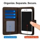 iPhone 6s Plus Wallet Case with Detachable Cover by LJGDeals