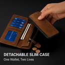 Dual-Folio Wallet Case with Detachable Case by LJGDeals