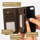 Dual-Folio Wallet Case with Detachable Case by LJGDeals