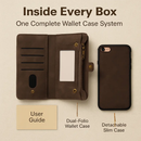 Dual-Folio Wallet Case with Detachable Case by LJGDeals