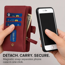 Wallet Case with Detachable Phone and Card Wallet by LJGDeals