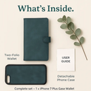Wallet Case with Card Slot - Slim Detachable Wallet System by LJGDeals