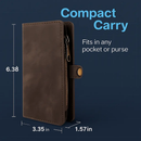 Wallet Case with Card Slot - Slim Detachable Wallet System by LJGDeals