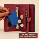 Wallet Case with Card Slot - Slim Detachable Wallet System by LJGDeals