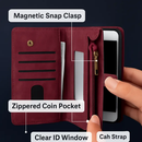 Wallet Case with Card Slot - Slim Detachable Wallet System by LJGDeals
