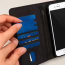 Phone Wallet Case for iPhone 8 Plus with Slim Pocket by LJGDeals