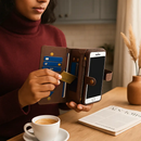 Phone Wallet Case for iPhone 8 Plus with Slim Pocket by LJGDeals