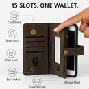 Phone Wallet Case for iPhone 8 Plus with Slim Pocket by LJGDeals