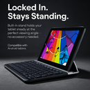 Ultra-portable Wireless Keyboard with Built-in Stand for KOCASO MX1080 and iNova EX1080 in Silver by LJGDeals