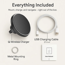 Magnetic Wireless Car Charger & Phone Holder Mount by LJGDeals