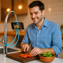 Phone Holder with Adjustable Gooseneck for Desk Setup by LJGDeals
