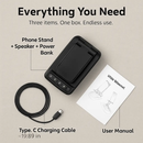 Phone Stand with Wireless Speaker and Power Bank by LJGDeals