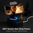Foldable Wireless Speaker Phone Stand with Power Bank by LJGDeals