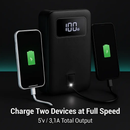 Portable Power Bank with Dual USB Ports and LCD by LJGDeals