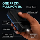 Portable Power Bank with Dual USB Ports and LCD by LJGDeals