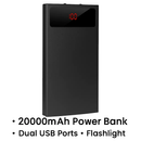Ultra-thin Power Bank with Dual USB Ports & LCD by LJGDeals