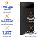 Ultra-thin Power Bank with Dual USB Ports & LCD by LJGDeals