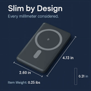 2-in-1 Wireless Power Bank 5000mAh MagSafe Compatible by LJGDeals