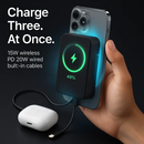 MagSafe 3-in-1 10000mAh Power Bank with Stand by LJGDeals