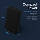 MagSafe 3-in-1 10000mAh Power Bank with Stand by LJGDeals