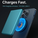 2-in-1 Wireless Power Bank 5000mAh MagSafe Compatible by LJGDeals