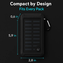 Solar Power Bank with Dual USB Ports and Compass by LJGDeals