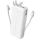 Power Bank Portable Charger with Built-in Cables by LJGDeals
