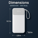 PD22.5W Fast Charger Power Bank with Cables by LJGDeals